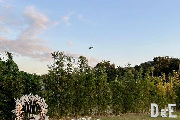 Boda Civil en jardín