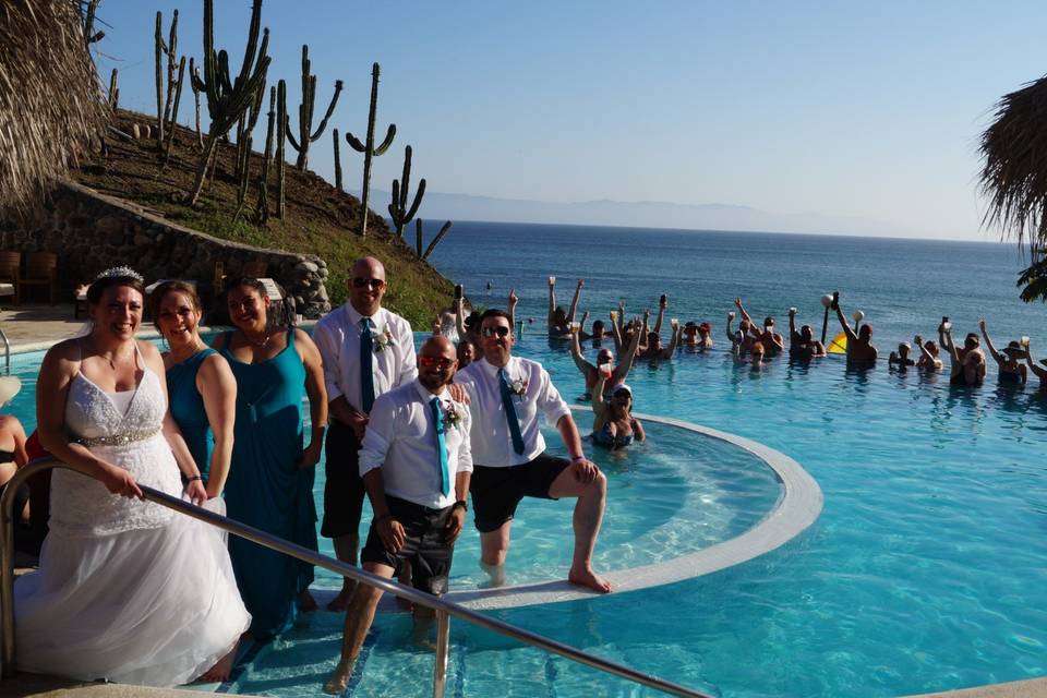 Boda en playa Puerto Vallarta