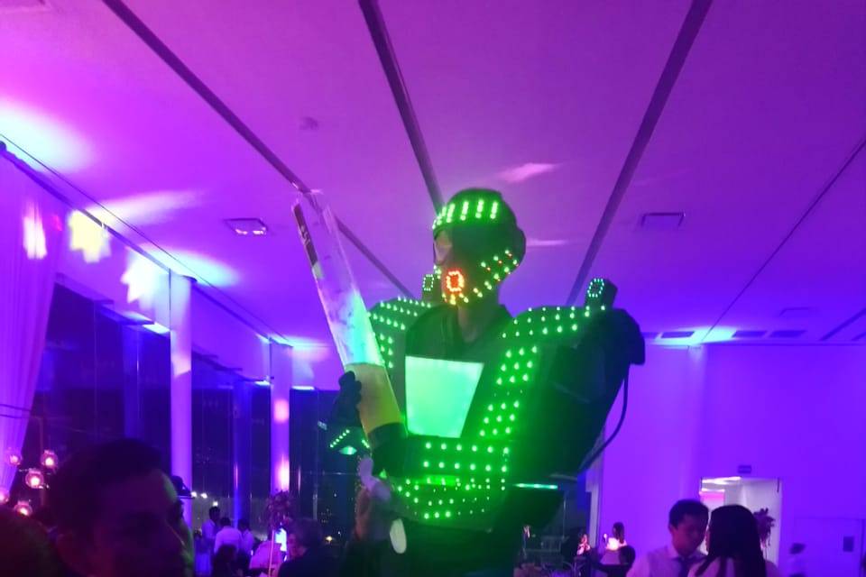 Robot de led