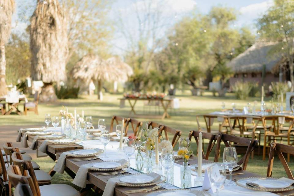 Boda Jardín lago grande