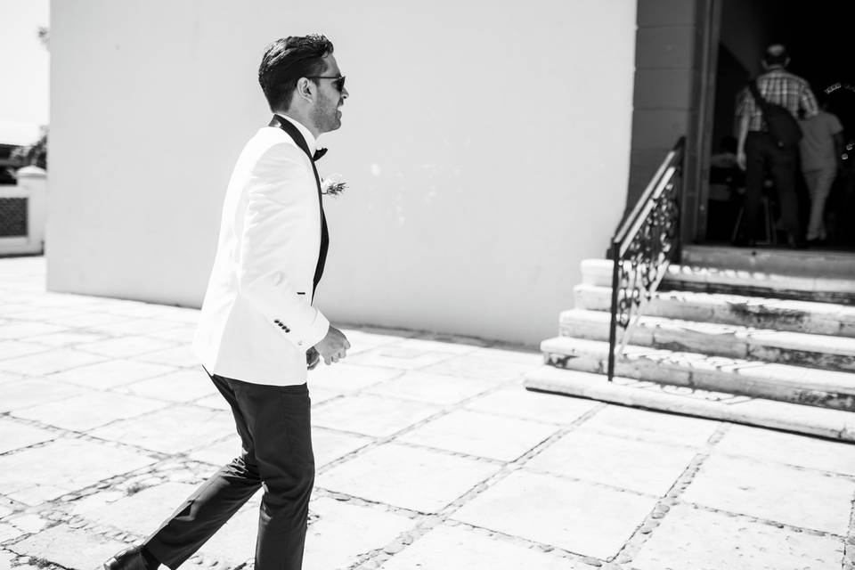 Antes de la ceremonia