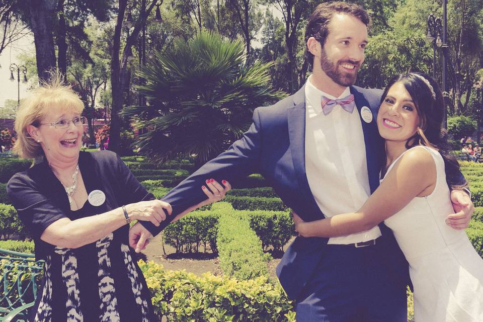 Boda Pamela en Coyoacán 2016