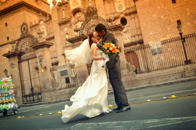 Novios en Morelia