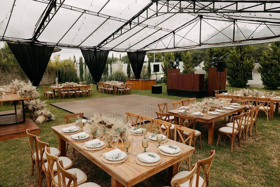 Carpa transparente