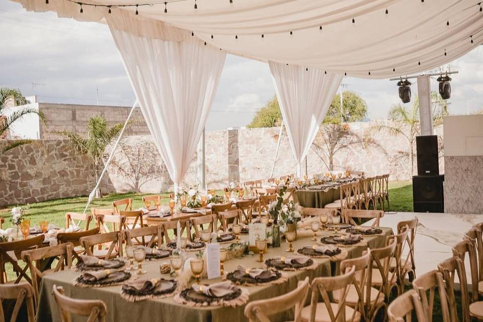 Boda en jardín