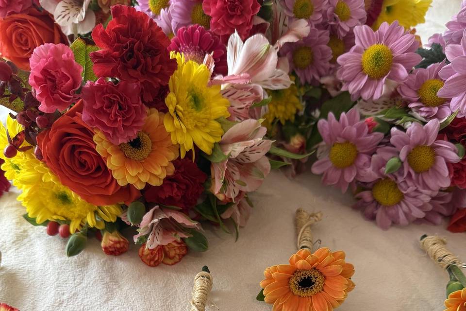 Flores para boda mexicana