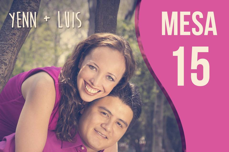 Numeración mesas y qr