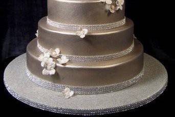 Pastel boda plateado