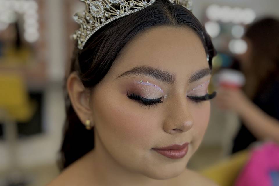 Maquillaje quince años