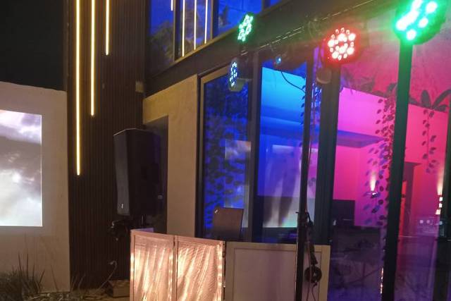 Cabina con luces