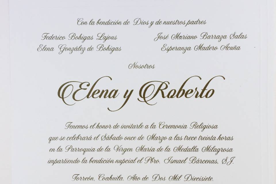 Invitaciones de boda