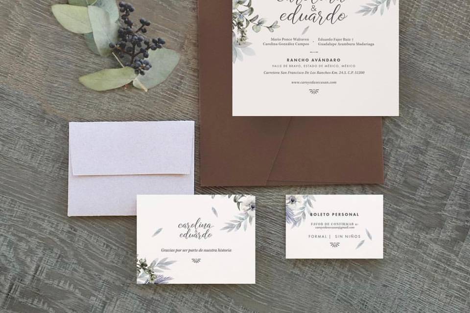 Invitaciones de boda