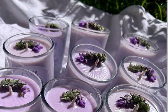 Velas lavanda