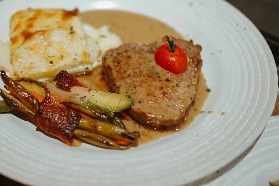 Filete en salsa de pimienta