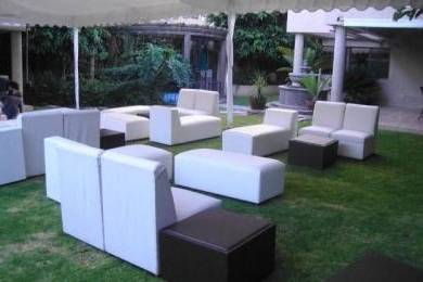 Celebración en toldo