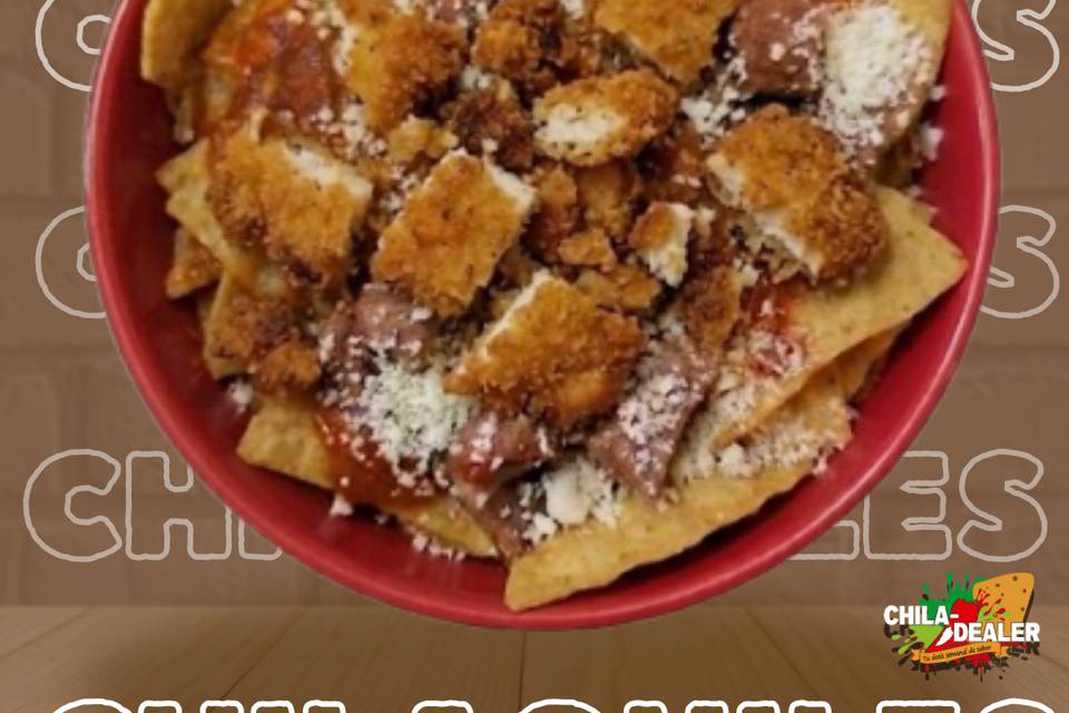 Chilaquiles con Milanesa.