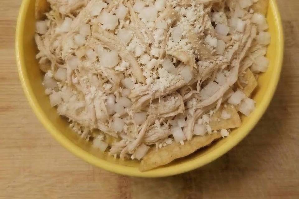 Pollo Deshebrado