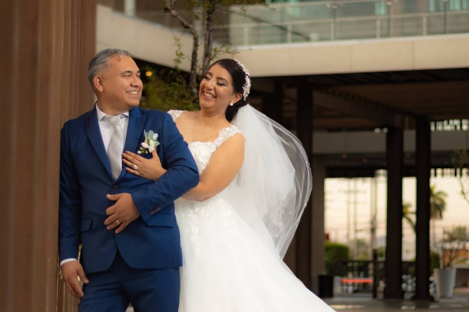 Sesión de boda en MetroCentro