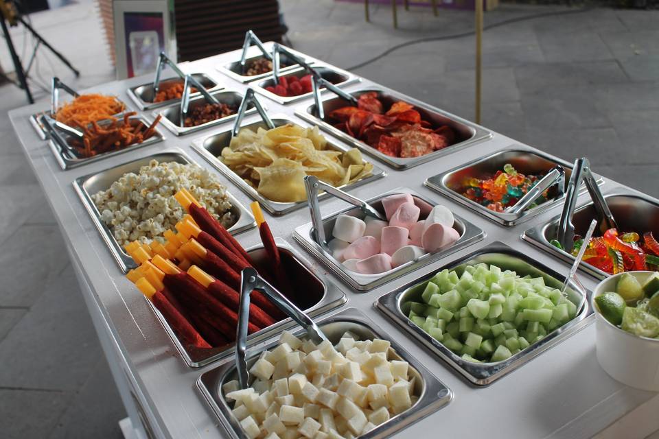 Una gran variedad de snacks