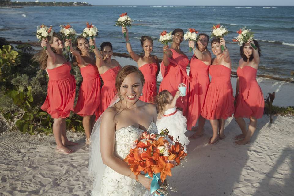 Liz & Rob - Akumal 2015. Mex.