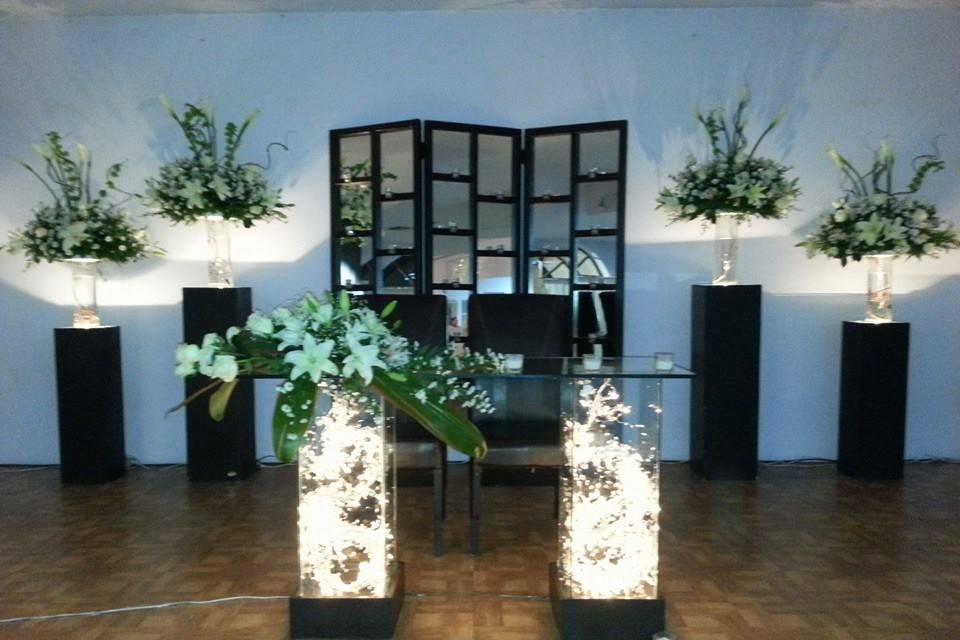 Boda decoración recepción