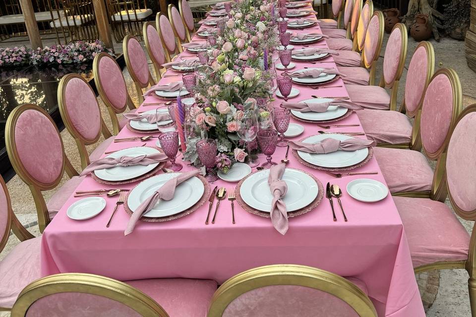 Montaje rosa