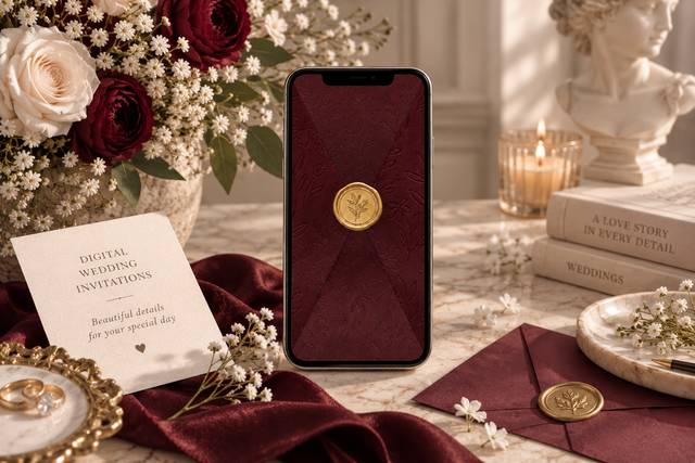 Invitación digital de boda