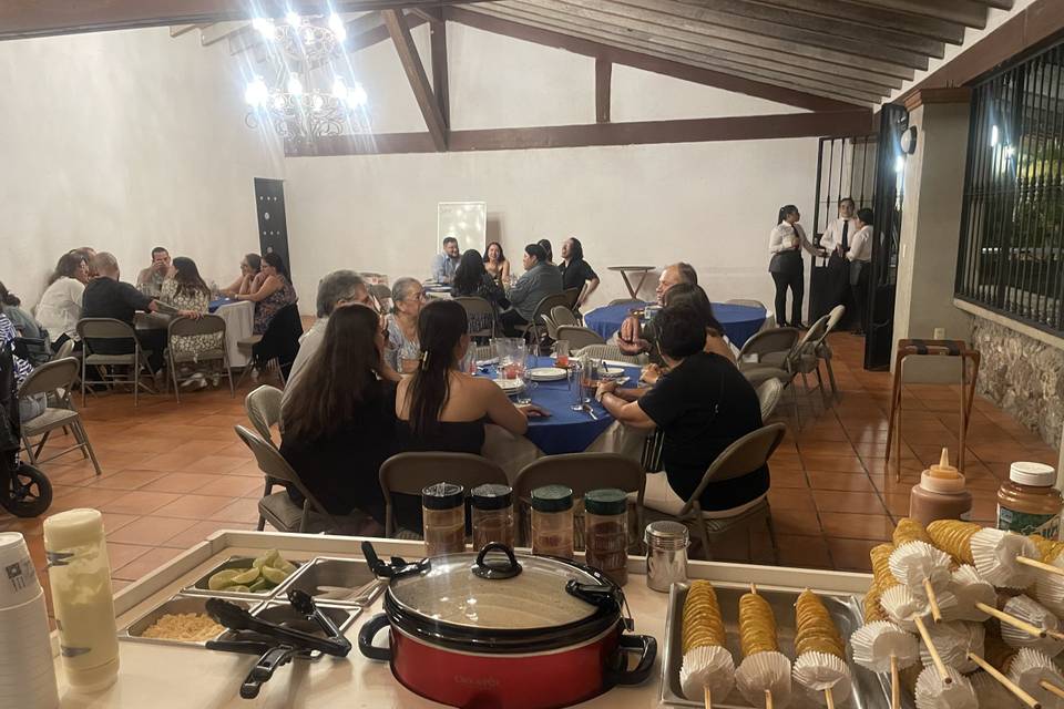 Barra de esquites y espiropapa