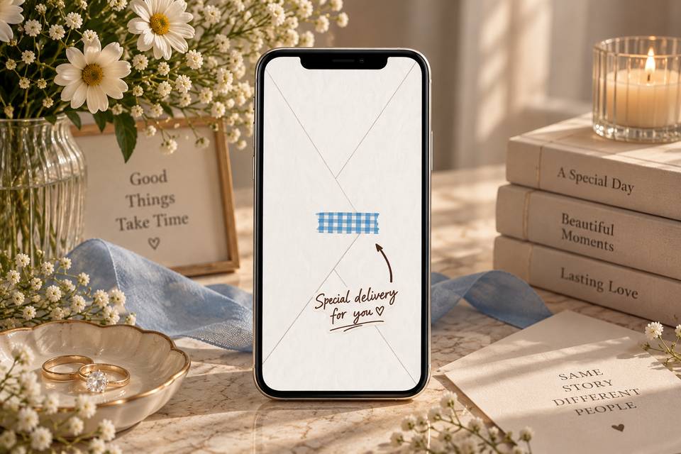 Invitación digital de boda