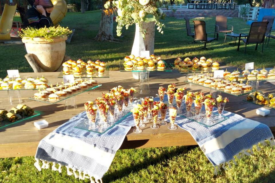 Mesa para cóctel boda