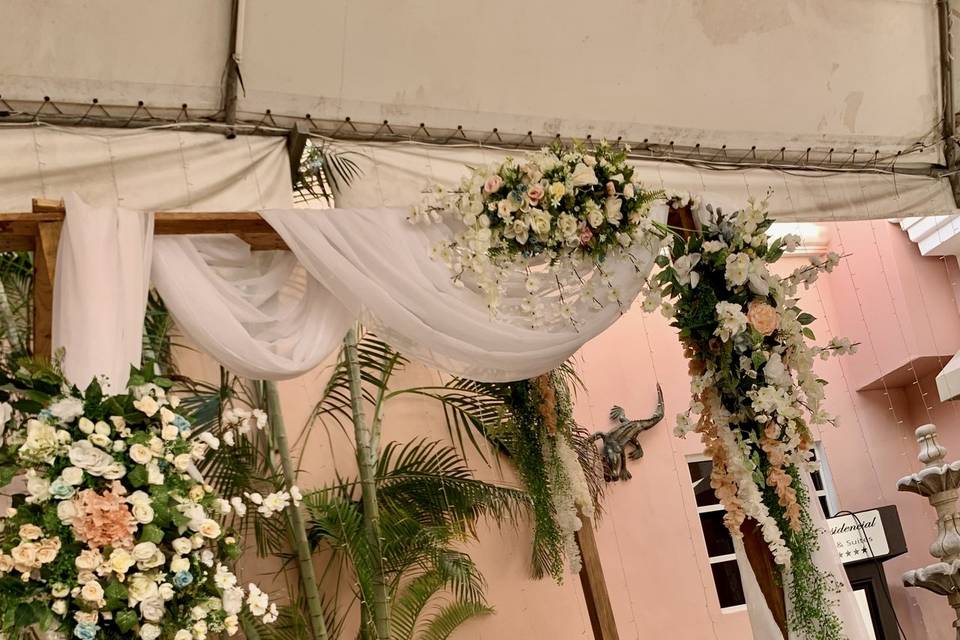 Decoración boda civil