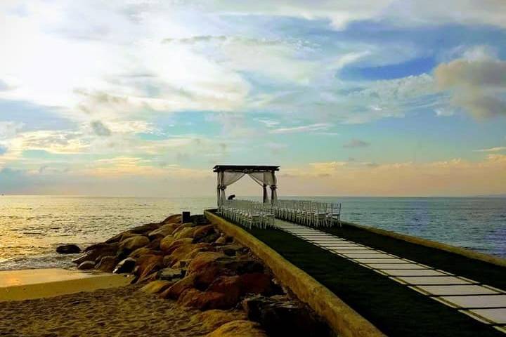 Ceremonia en la playa