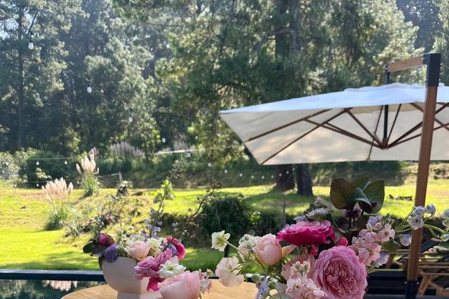 Jardin para cumpleaños valle