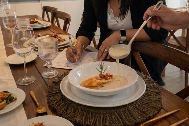 Evaluando prueba de catering