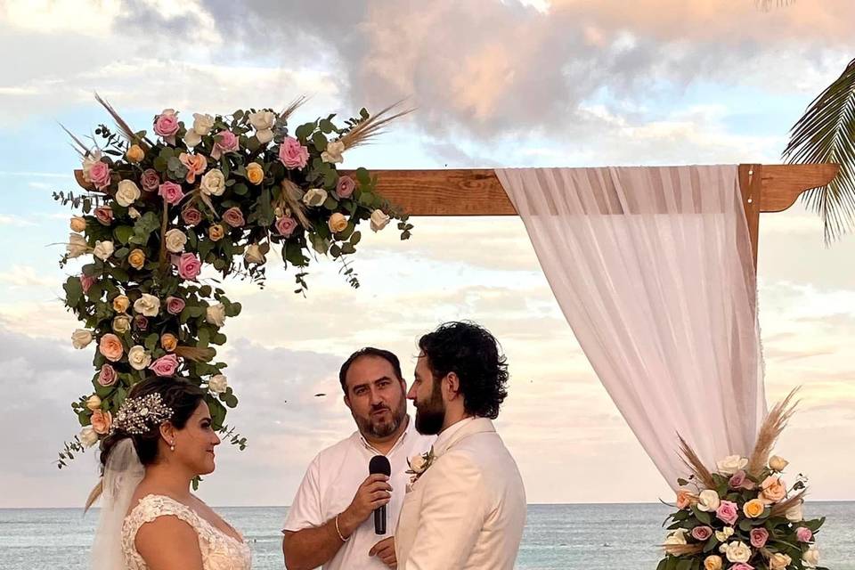 Boda en playa