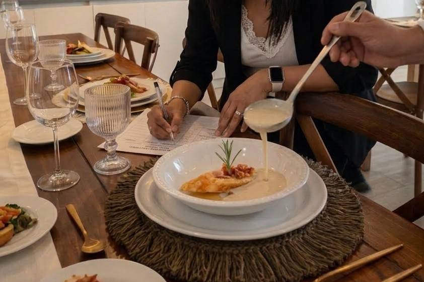 Evaluando prueba de catering