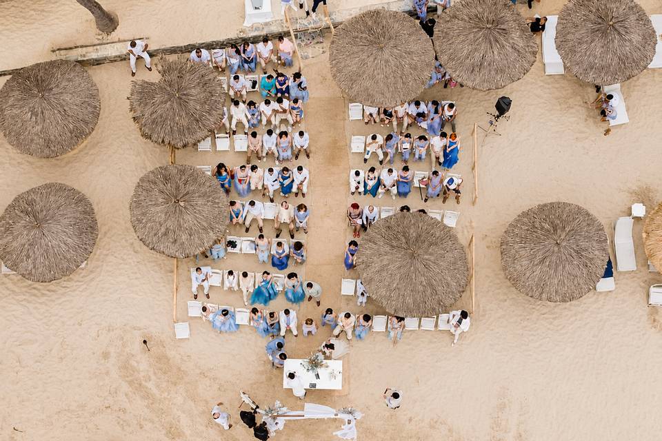 Ceremonia en playa