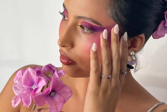 Make up en tonos rosados