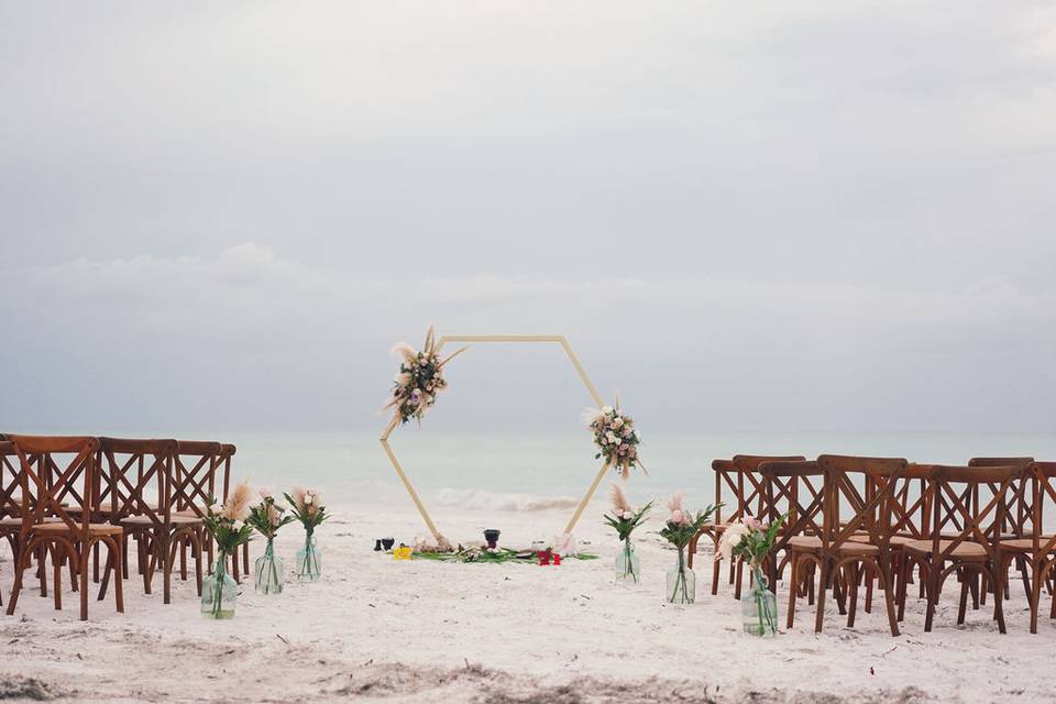 Ceremonia en la playa