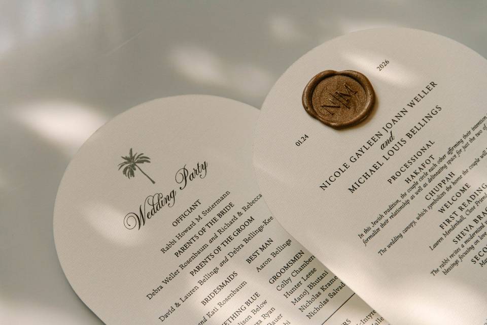 Farbello menu bodas