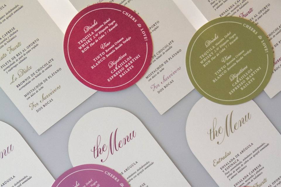 Farbello menu bodas