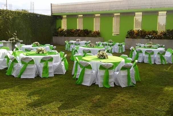 Área de jardín boda 2016