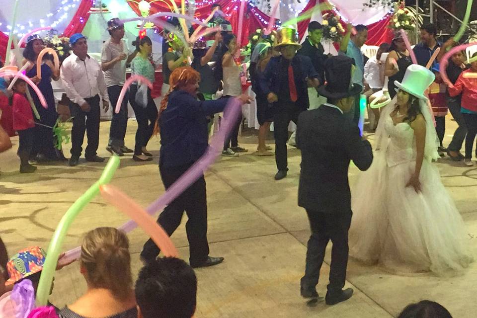 Una boda con mucho ambiente