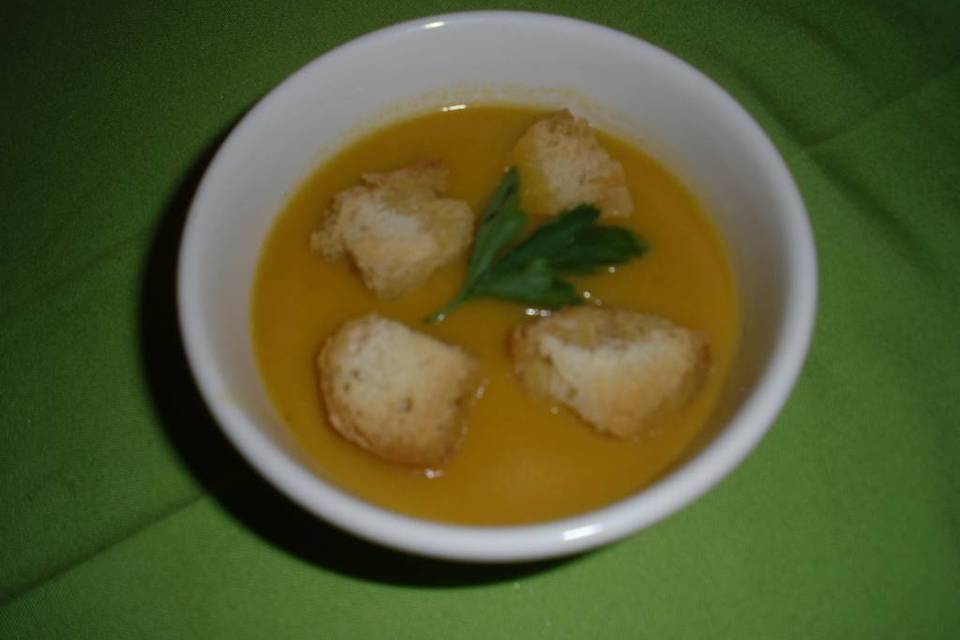 Crema de zanahoria