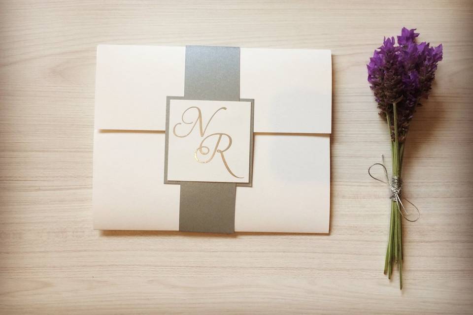 Invitación de boda de sobre