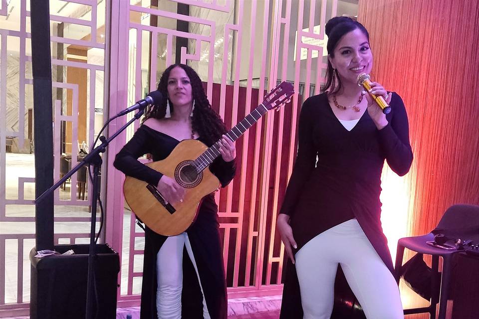 Dueto de guitarra y voz