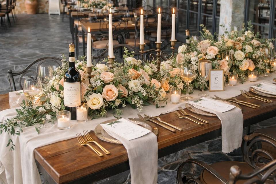 Boda en viñedo