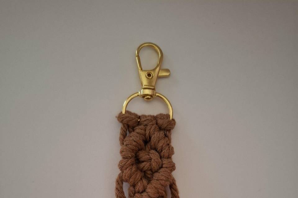 Detalle tejido en macramé