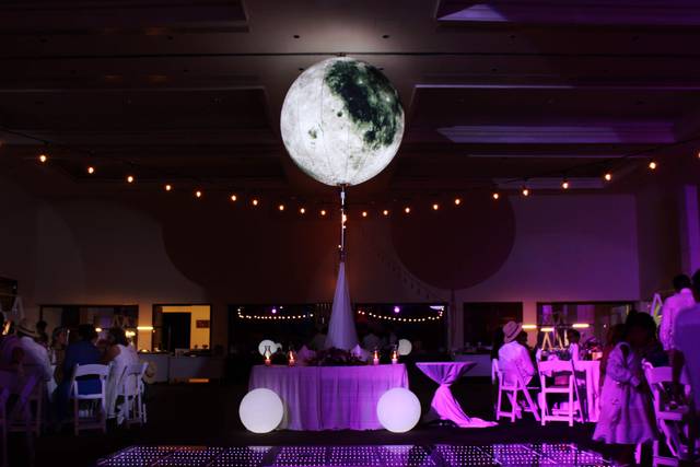 Crystal luna & bistro lights