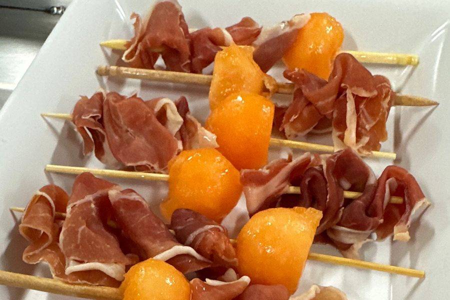 Jamon serrano con melon
